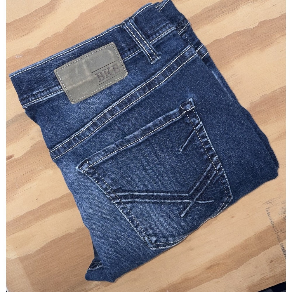 Buckle BKE Aiden Jeans Mens 32x31 Blue Bootcut‎ Bootleg  Denim Dark Wash